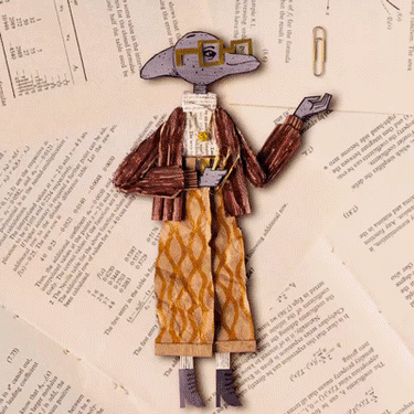 Three Artists: Paperclip